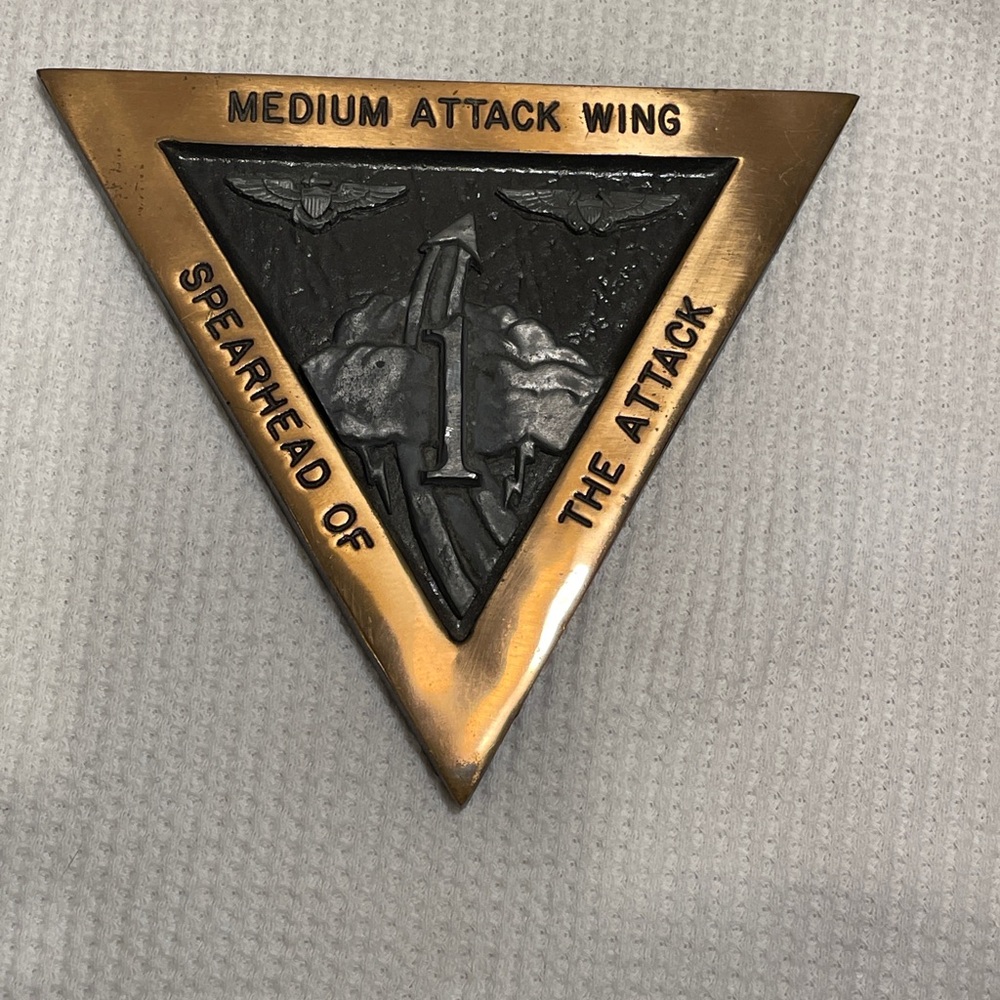 Bronze and Black Medium Attack Wing Badge
